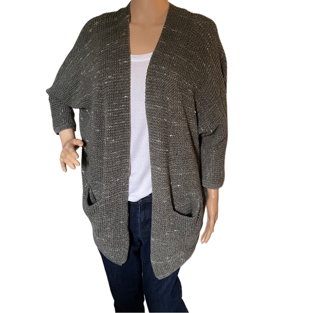 Universal Thread Olive Green Sweater Cardigan with pockets